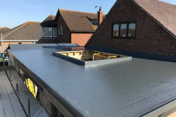 New GRP flat roof installation in Bath