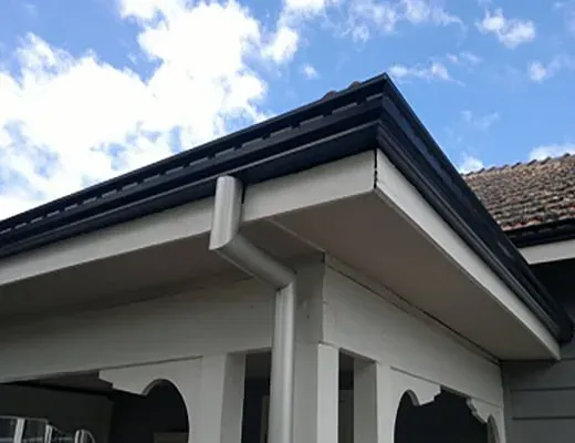 New guttering and fascias fitted to a Bath house